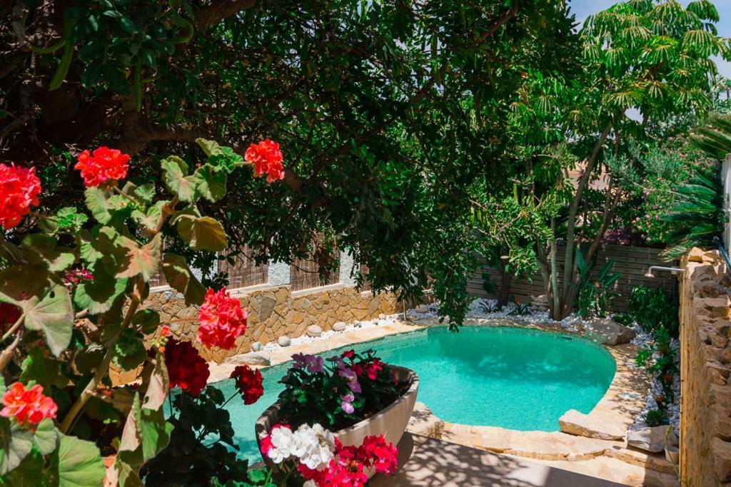 Bright Villa With Salt Water Pool El Campello Exteriör bild
